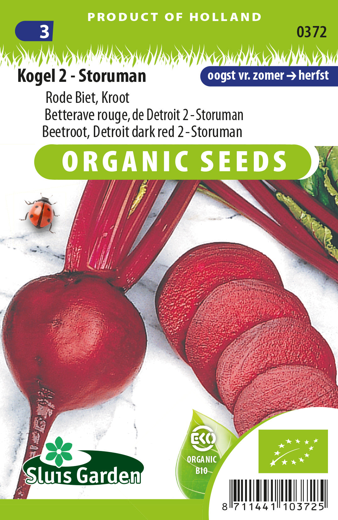 Rode biet kogel 2 Storuman BIO