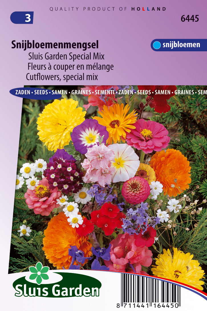 Snijbloemen Special Mix Zaden – Sier- en Plukbloemen voor Moestuin en Borders – ca. 1 g – Sluis Garden