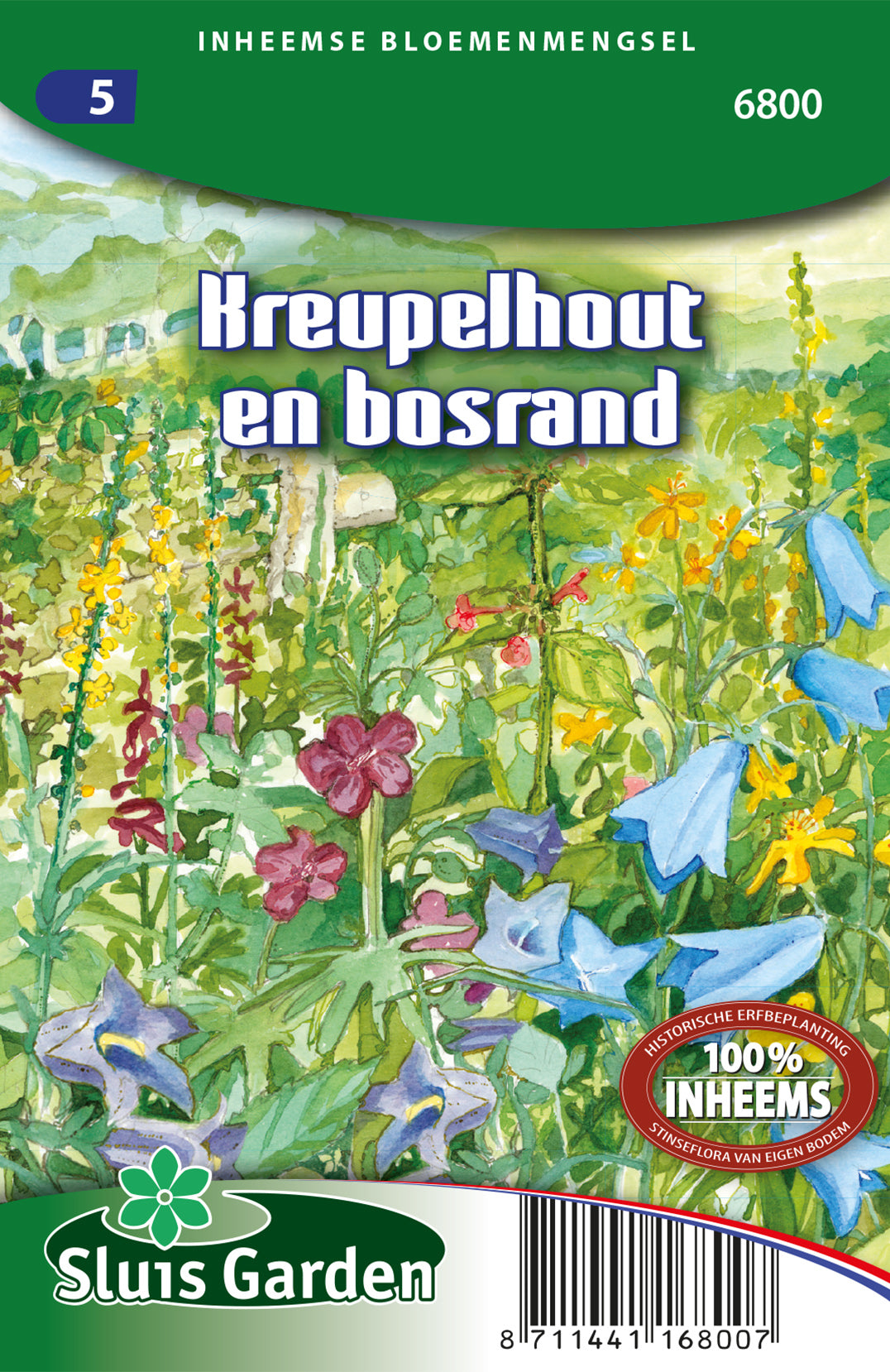 Inheems Bloemenmengsel Kreupelhout en Bosrand Zaden – Natuurlijke Sierteelt en Ecologische Beplanting – ca. 5 g – Sluis Garden