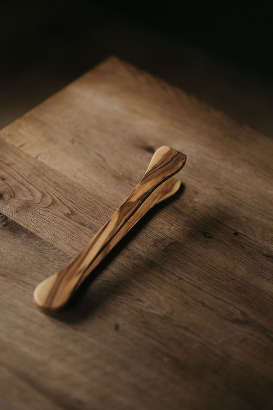 Olijfhouten tang handgemaakt