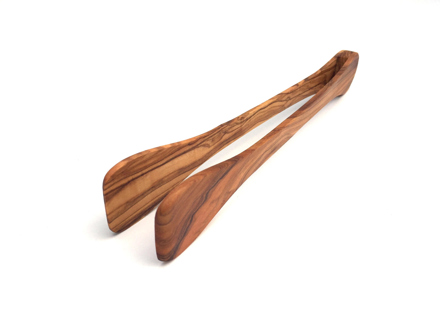 Handgemaakte olijfhouten tang 26 cm