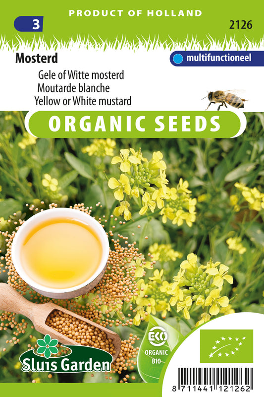 Mosterd gele / witte BIO