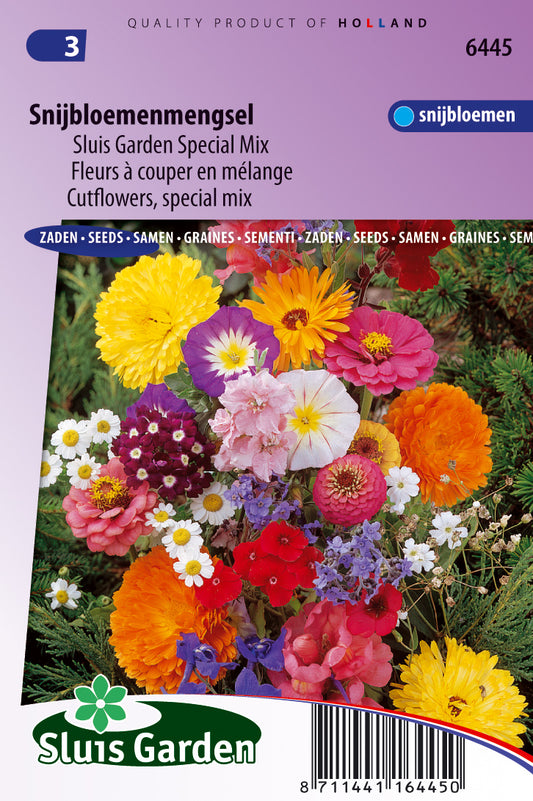 Snijbloemen Special Mix Zaden – Sier- en Plukbloemen voor Moestuin en Borders – ca. 1 g – Sluis Garden