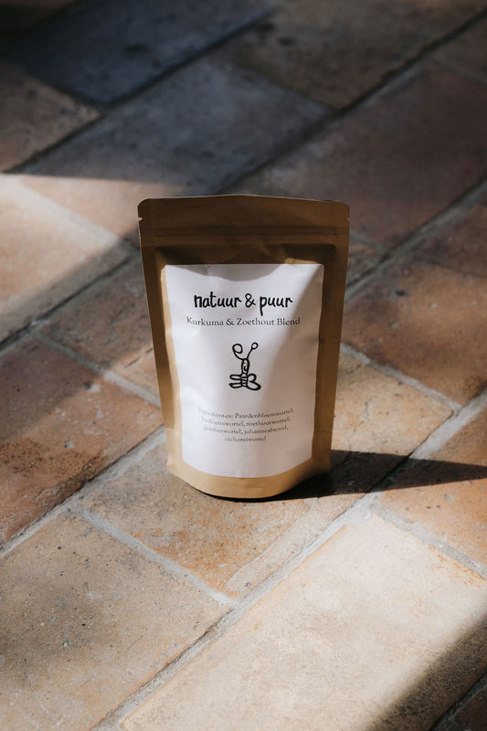 Natuur & Puur Kurkuma & Zoethout Blend – Premium Losse Kruidenthee
