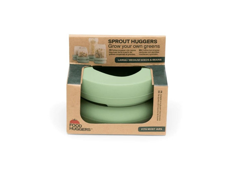 Sprout Huggers Kiemdeksel Sage Green – Kweek Eenvoudig Je Eigen Kiemgroenten